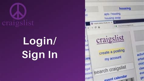 craigslist log in|craigslist login to my account.